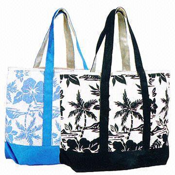 Canvas Tote Bag with Main Compartment