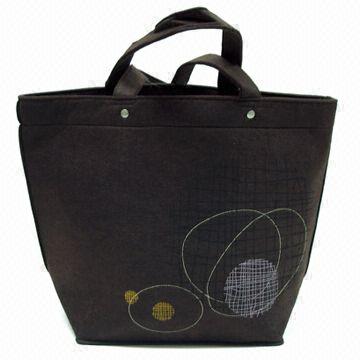 Tote Bag, Made of Natural Green Canvas