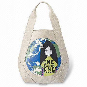 Tote Bag, Made of 12oz Recycled Cotton Canvas