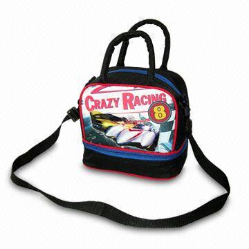 School Lunch Bag with Crazy Racing Printing