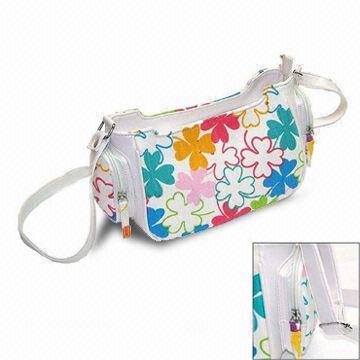 Polyester Shoulder Bag with PU Leather