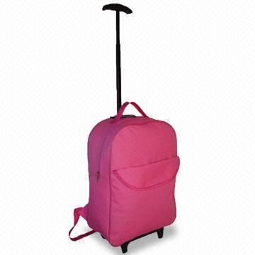 School Trolley Bag, Made of PVC