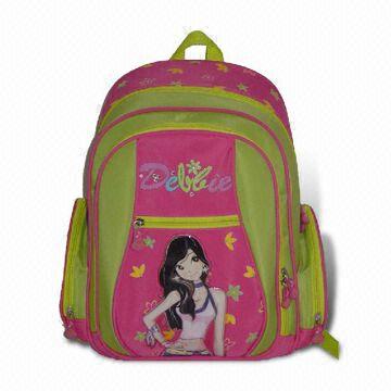 School Bag, Made of Microfiber, Customized Colors