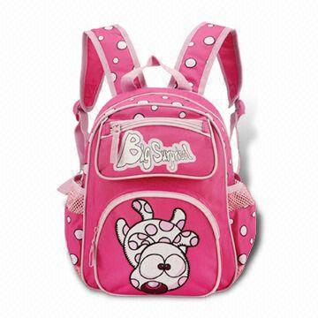 School Bag, Made of Polyester Material