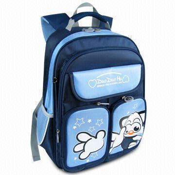 School Bag, Made of 420D PVC Material