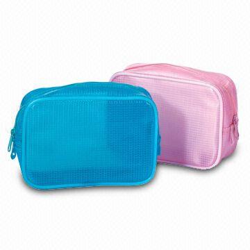 Cosmetic Bag, Made of EVA with Mesh