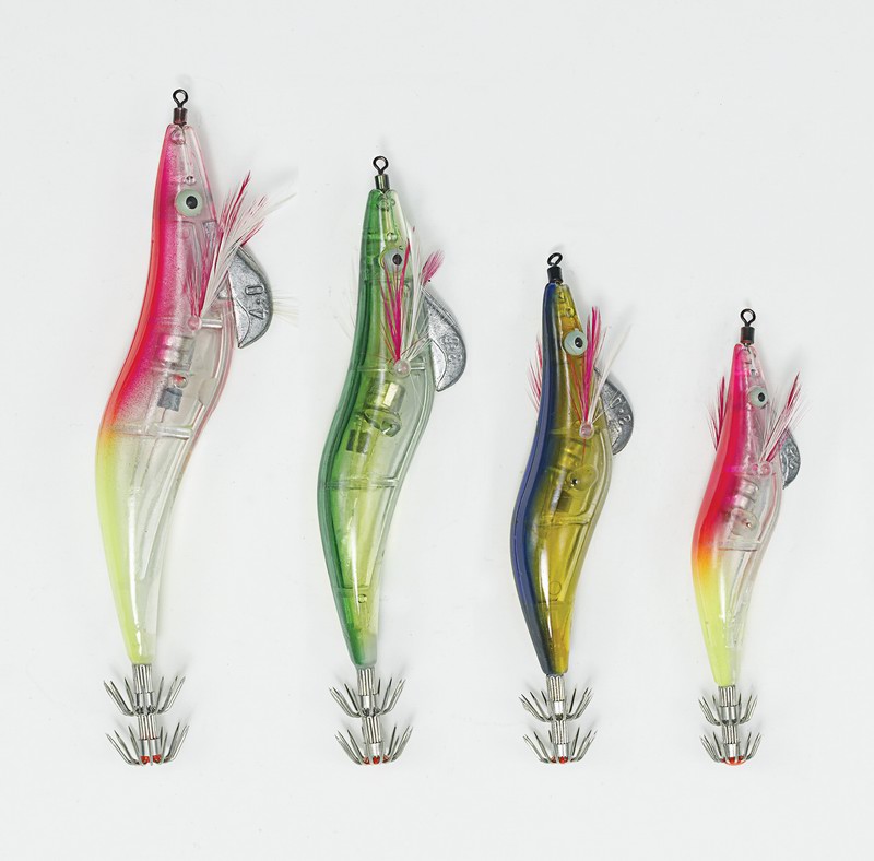 LED PRAWN-TYPE SQUID JIG