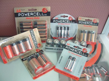 Powercell Heavy Duty and Alkaline Batteries