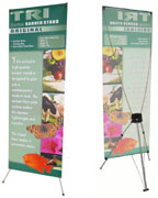 X banner stands