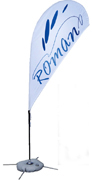 flying banner stand