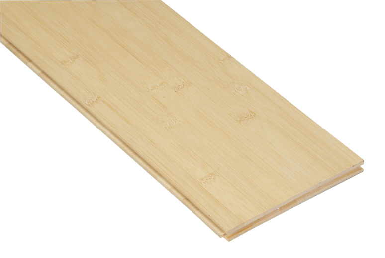 Natural horizontal bamboo flooring