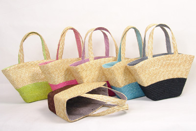 straw fashion handbag