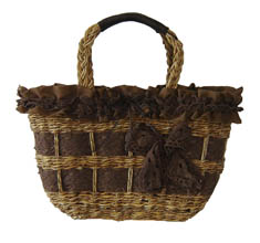 straw handbag