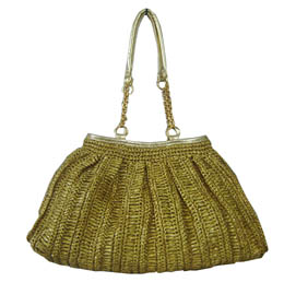 straw fashion handbag