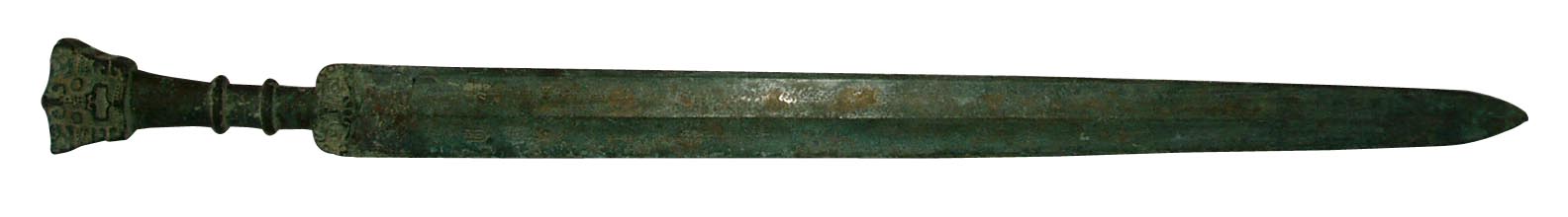 Exquisite Ancient Bronze Sword From China