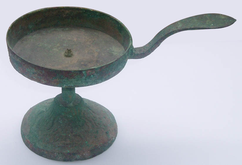 Precious Chinese Bronze Oil Lamp During Warring St