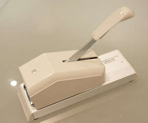 imprinter Plastic roller, with plate set-up