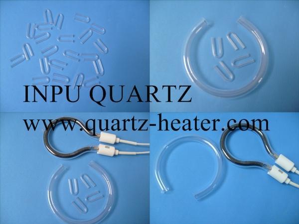 supply U shape quartz tube