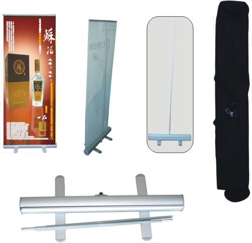 roll-up banner stand ;two side roll-up banner stan