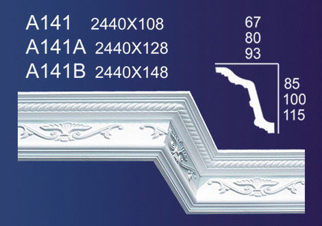 Plaster cornices mouldings