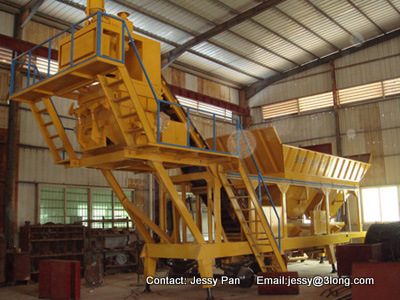 Mobile concrete mixing plant