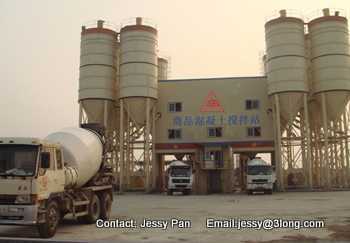 Ready-mix  concrete mixing plant