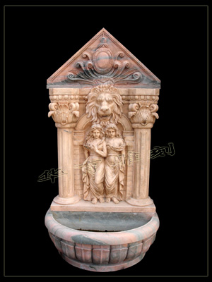 stone marble wall fountain 001