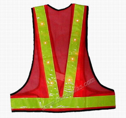  LED Reflective Safety Vest 