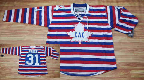 2009 Montreal Canadiens #31 strip hockey jerseys