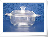 Glass product for induction cooker