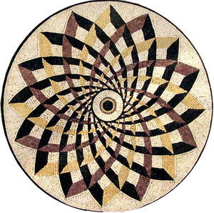 Marble mosaic medallion/pattern/mural  RM048