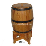 wooden barrel