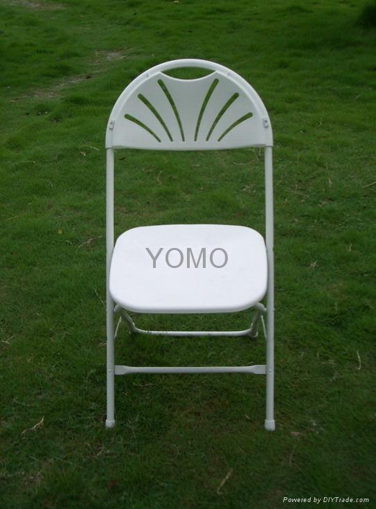 Plastic Fanback Folding Chair(YOMO-002)