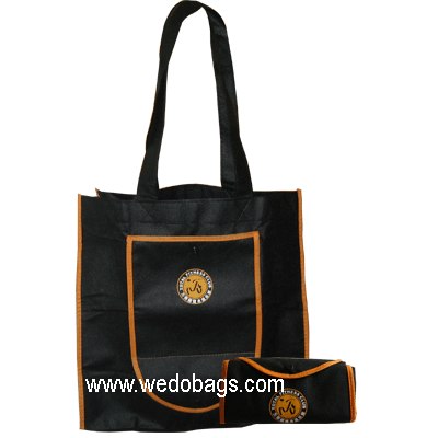 reusable green (non woven) shopping bag