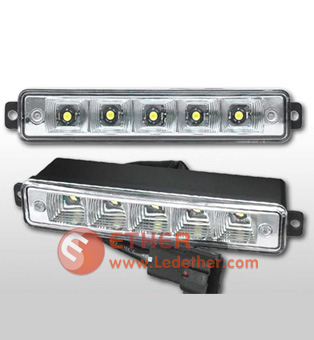 15.2cm 5 LED High Power LED Daytime Running Light 