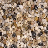 polished pebble stone (mixed color)