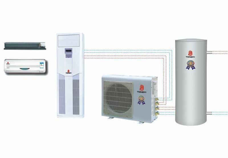 Tongyi multifunctional heat pump for domestic water heater and air conditioner