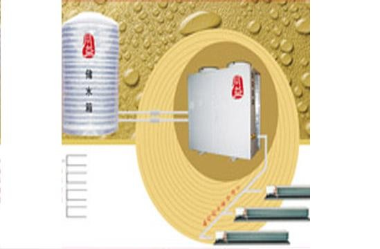 Air to water heat pump water heater plus cooling air recycled