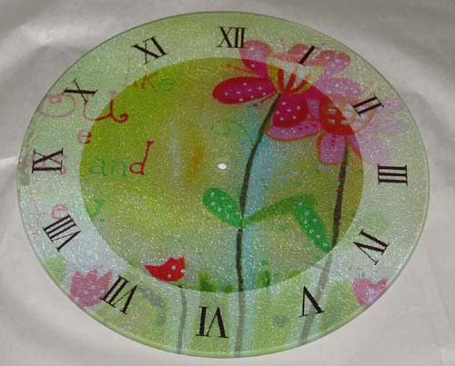 glass clock