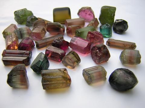 Tourmalines rough