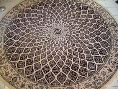 handmade silk carpet