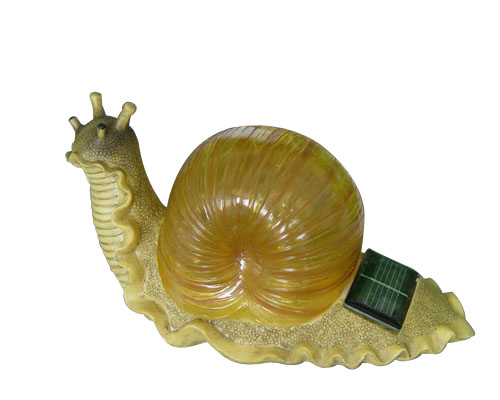 Snail Craft with solar light