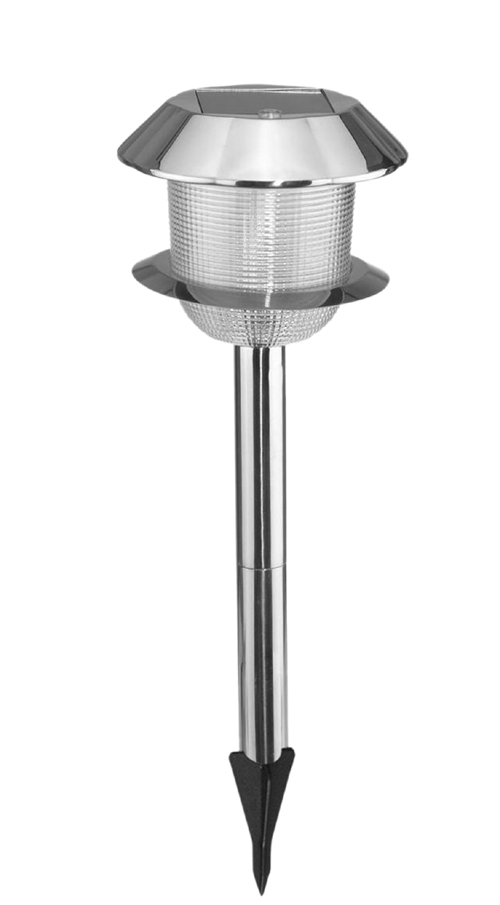 Stainless-steel solar lawn lamp, garden light