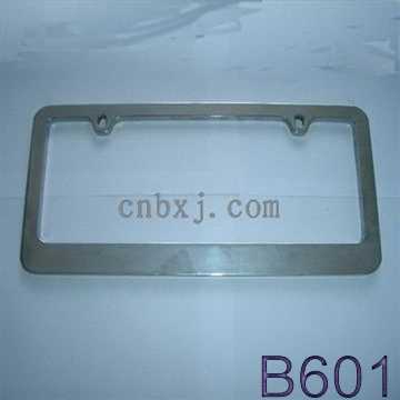 License plate frame