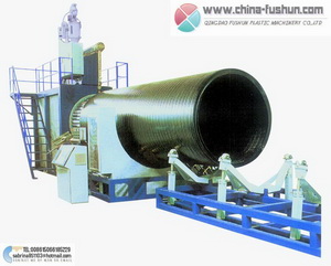 HDPE heavy-caliber hollow twines tube plastic mach