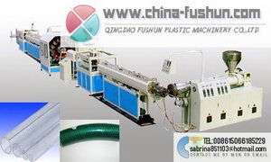 PVC fiber reinforcing Pipe production line