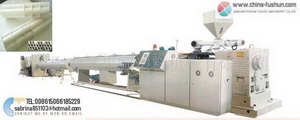 PVC.PE perforated pipe production line