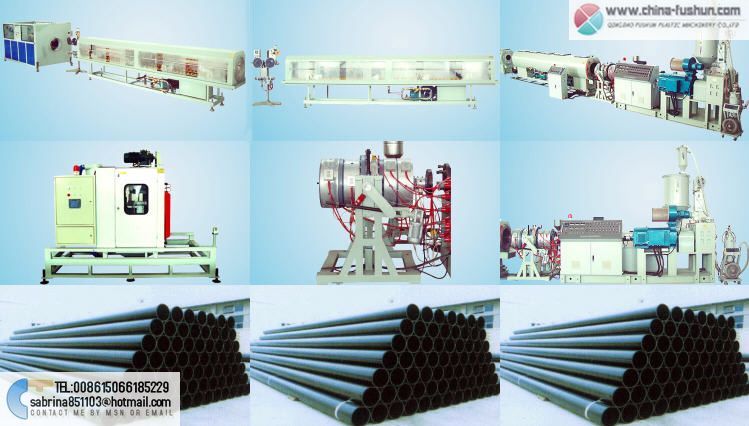 HDPE large caliber gas duct and water pipe product
