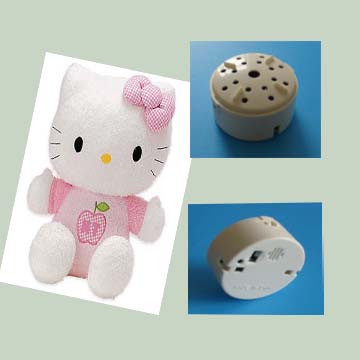 Mini-voice recorder suitable for plush toys