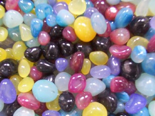 MIXED TUMBLED GEMSTONES